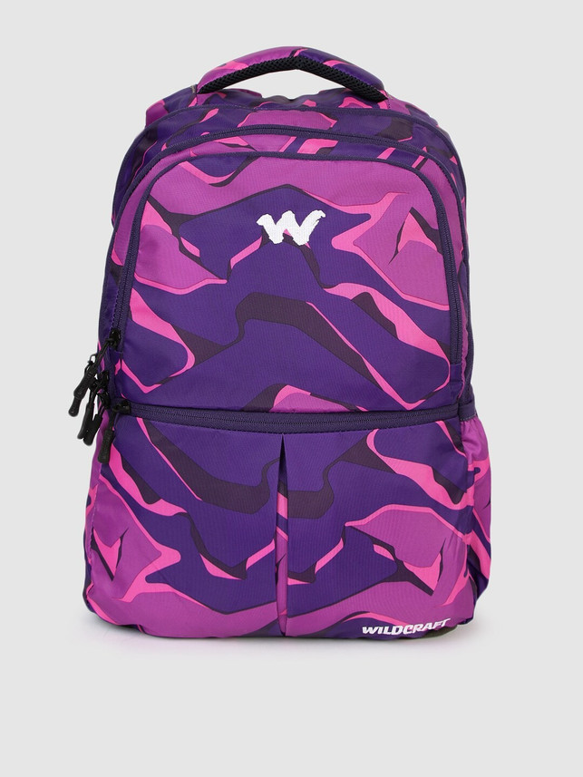 wildcraft purple backpack