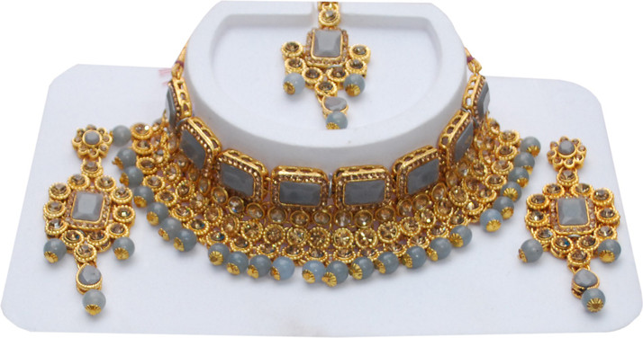 Kundan Choker Necklace Alloy Price in 