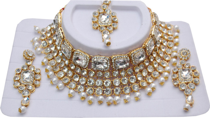 Kundan Choker Necklace Alloy Price in 