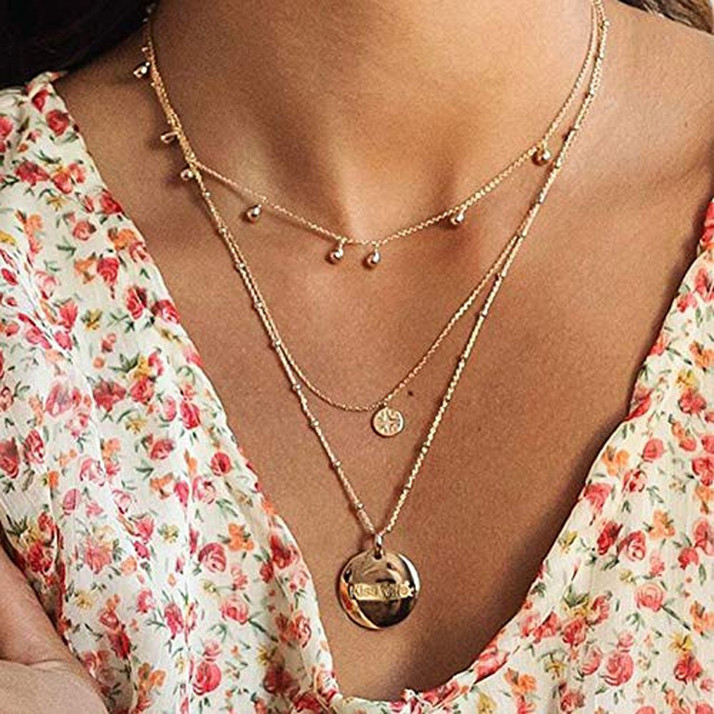 Multilayer Western Neckpiece Neck Chain