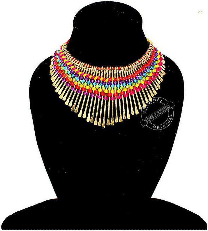 Choker Necklace Set Women Gold-plated 