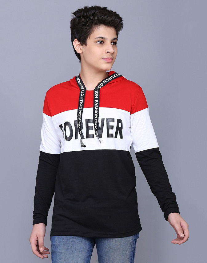 SHAPPHR Boys Colorblock Cotton Blend 