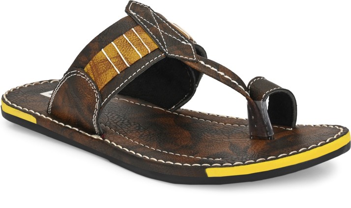 bucik brown leather slippers