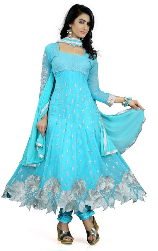 sky blue womens dress