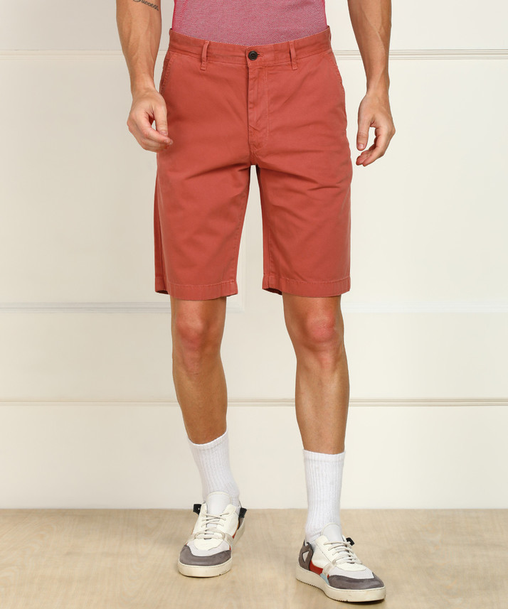 INDIAN TERRAIN Solid Men Yellow Chino 