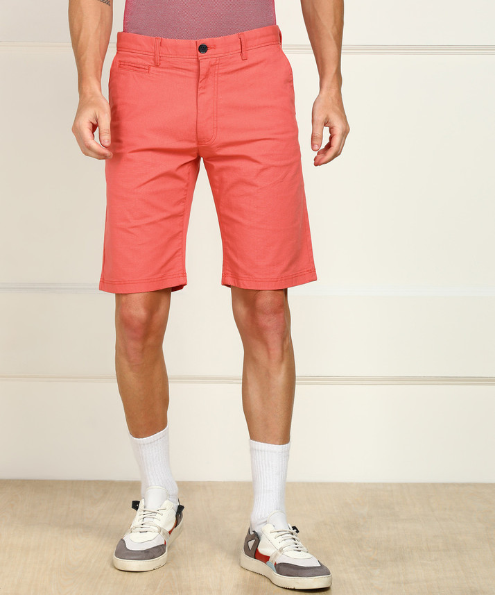 INDIAN TERRAIN Solid Men Red Chino 