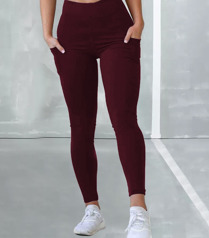 Buy M7 By Metronaut Solid Women Maroon 