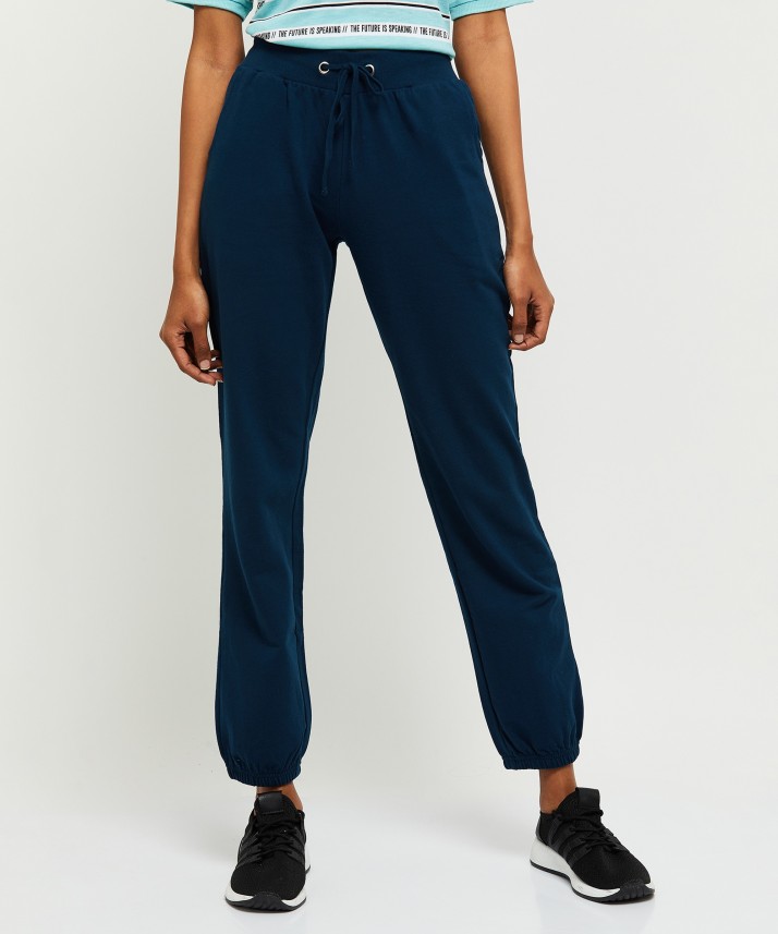 max solid women's track pants