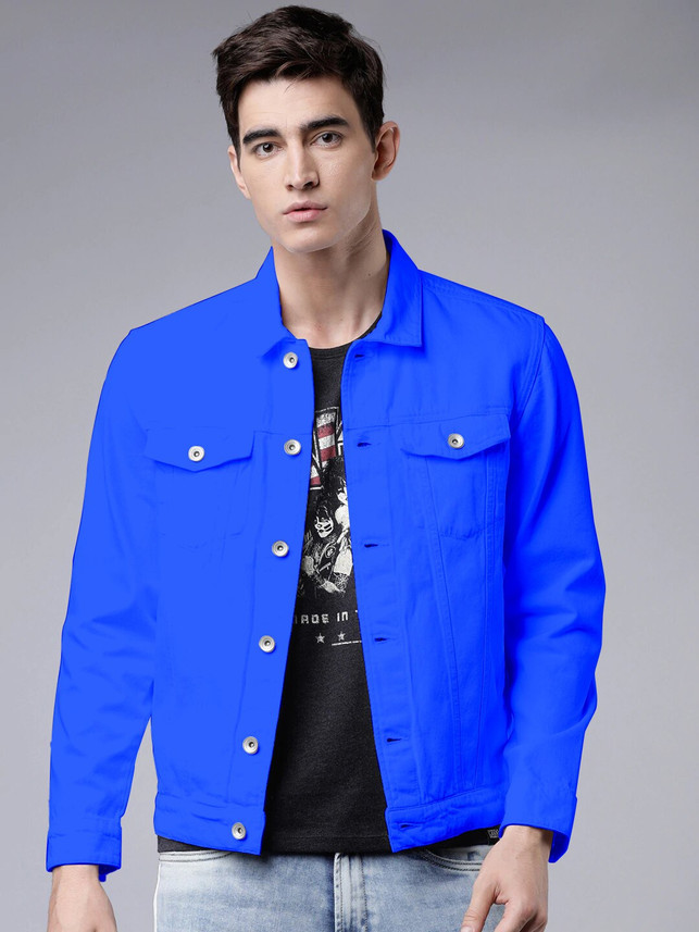 royal blue denim jacket