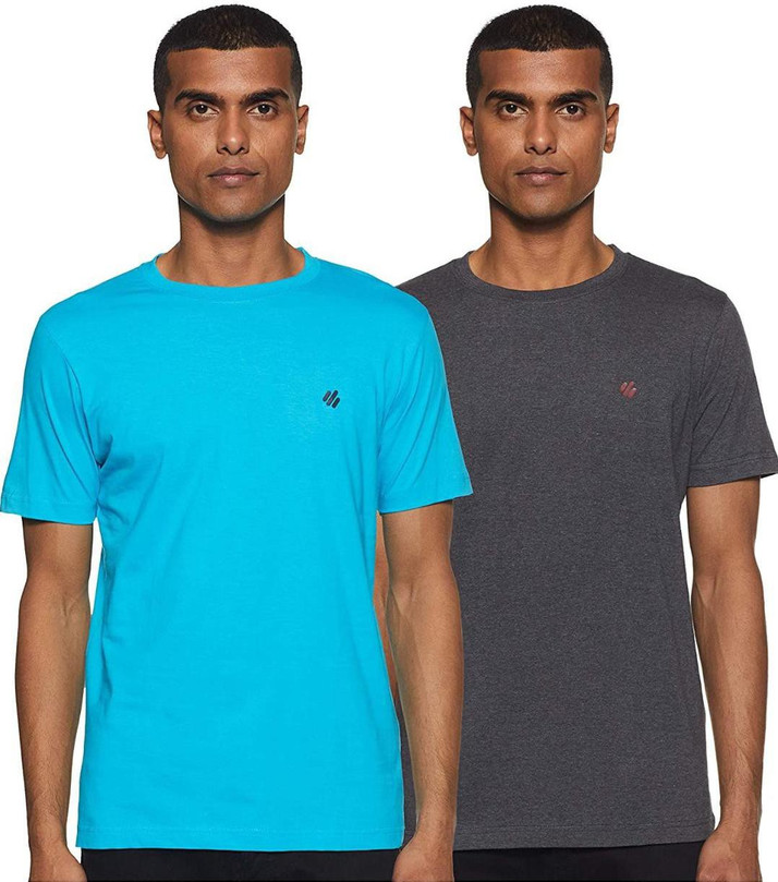 Buy ONN Solid Men Round Neck Multicolor 