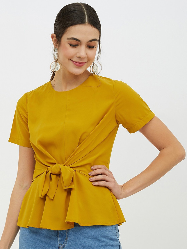 harpa mustard yellow top