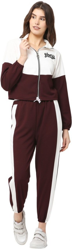 solid women track suit