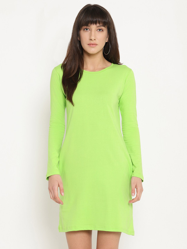 Neon green dress online india Clearance
