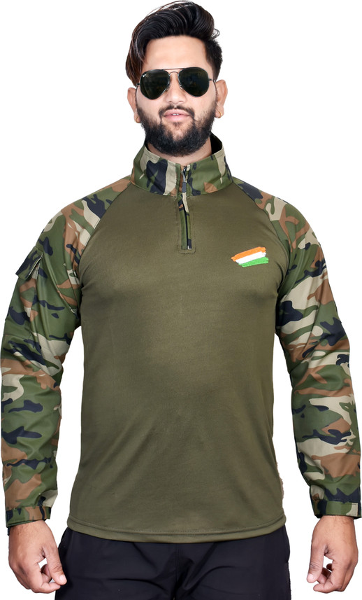 army t shirt flipkart