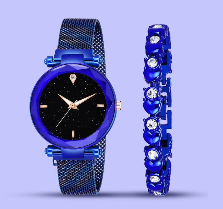 Magnet watch blue colour Clearance