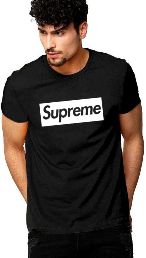 supreme black t shirt