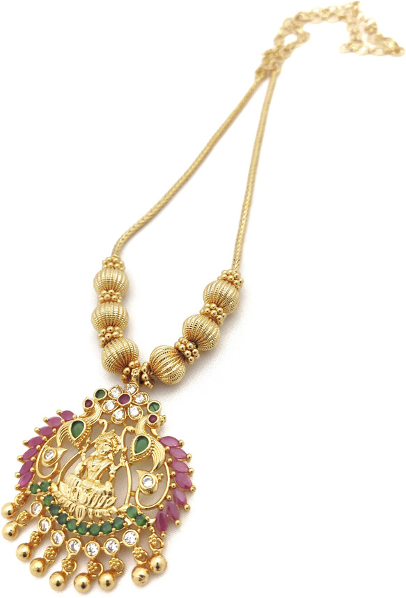 Hanaa Laxmi Pendant One Gram Gold Micro 