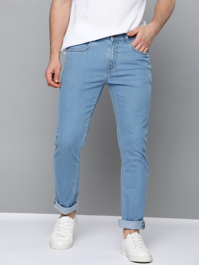 Mast \u0026 Harbour Skinny Men Blue Jeans 