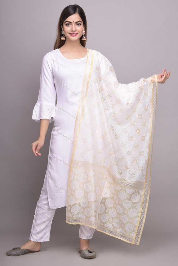 RANGVILLA Women Kurta and Pant Set 