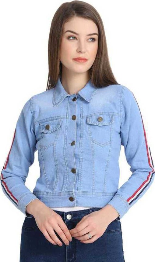 denim jacket for women on flipkart