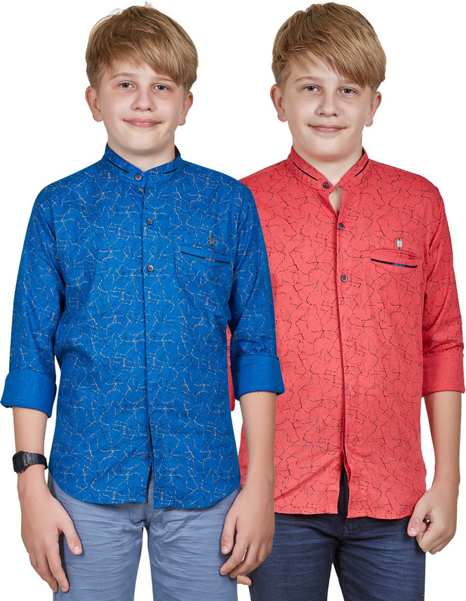 Volume Zero Boys Printed Casual 