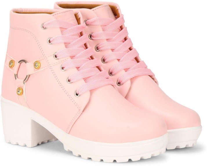 hush pink boots