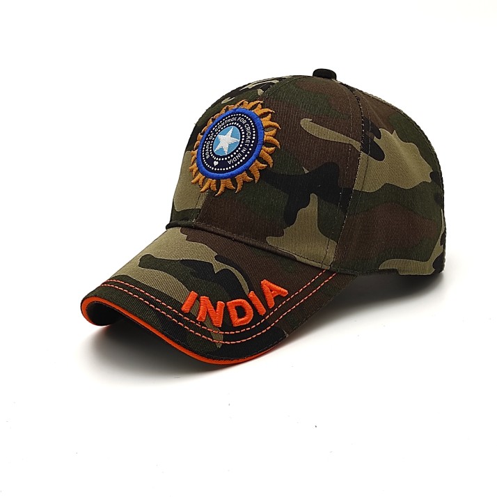 Team India Cricket Cap,Sports Army Military ODI 100% Cotton 