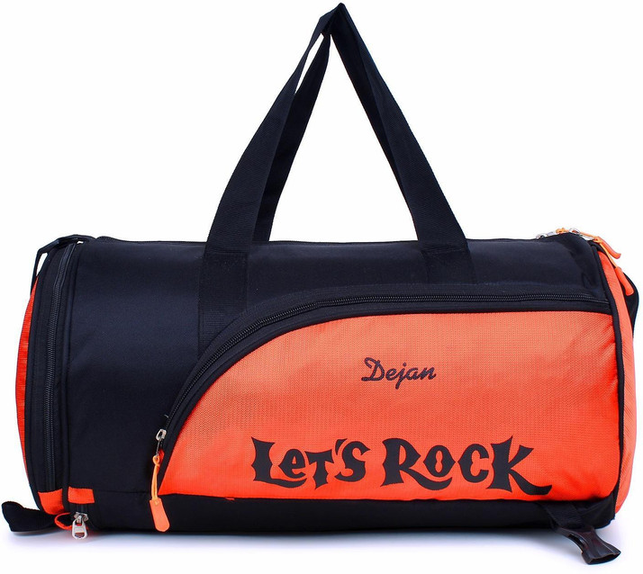orange gym bag