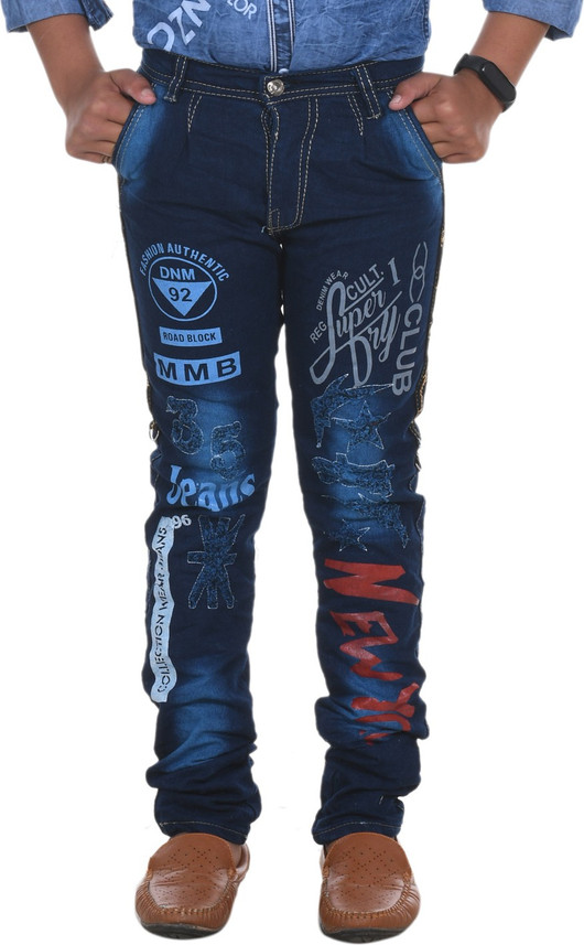 DEMISE Regular Boys Dark Blue Jeans 