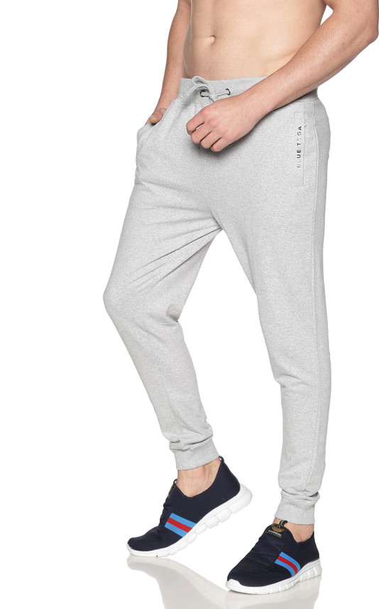 BLUE TYGA Solid Men Grey Track Pants 