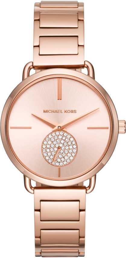 MICHAEL KORS Portia Rose Analog Watch - For Women - Buy MICHAEL KORS Rose Gold-tone Analog Watch - Women MK3640 Online at Best Prices in India | Flipkart.com