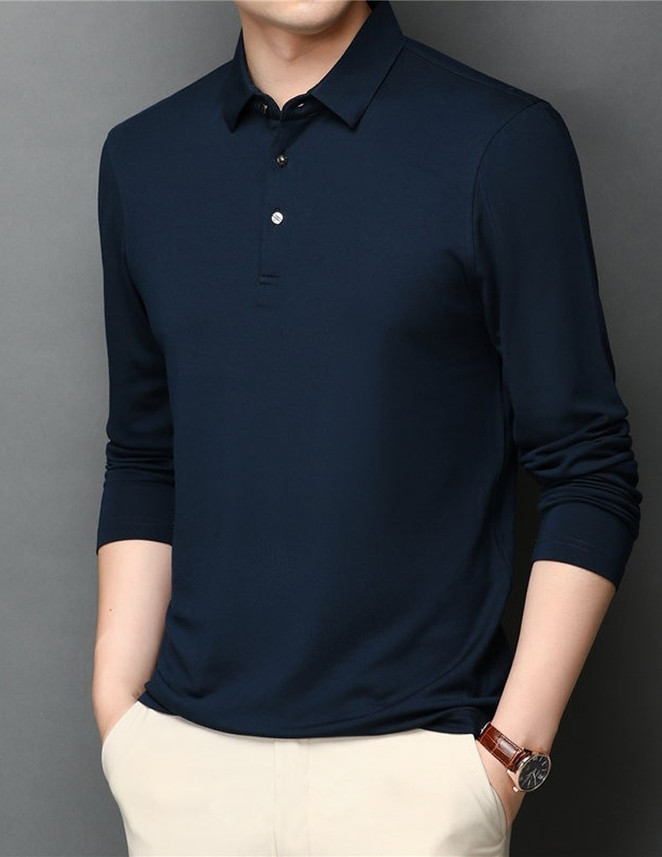 Buy Eyebogler Solid Men Polo Neck 