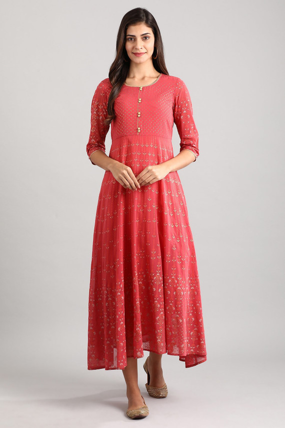 Aurelia Women Maxi Maroon Dress - Buy 
