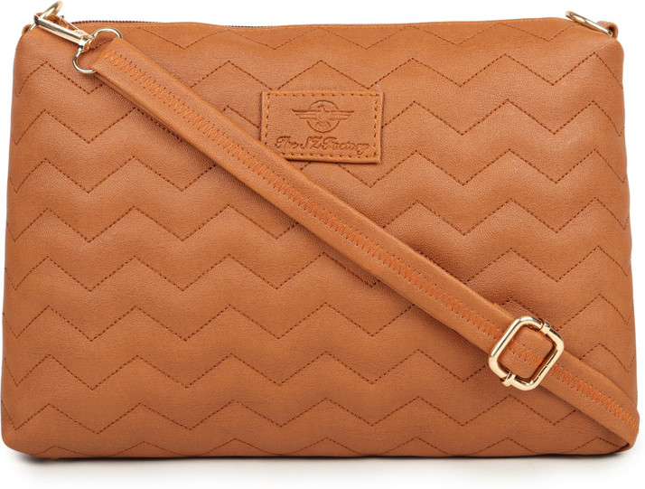 leatherette sling bag