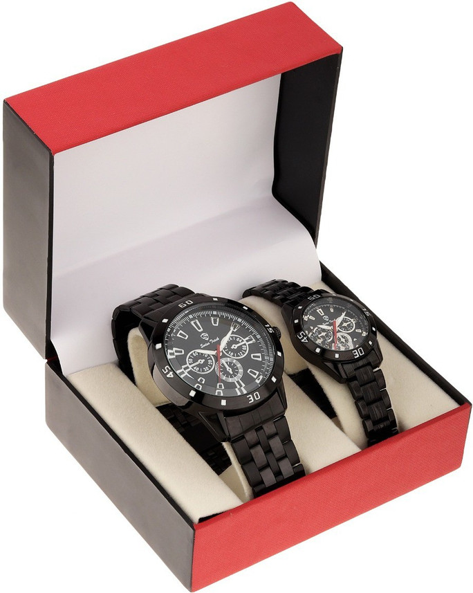 Women STT-21 Black Robust Couple Watch 