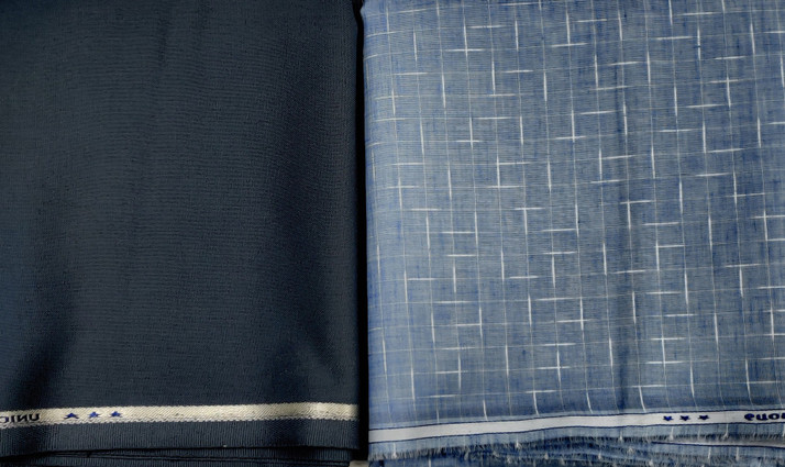 Buy Raymond Cotton Self Design Shirt 