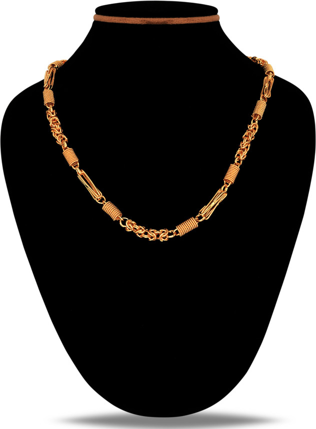 Fashion Frill Golden Mens Chain 