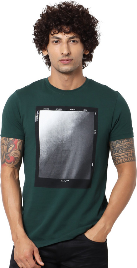 JACK \u0026 JONES Graphic Print Men Round 