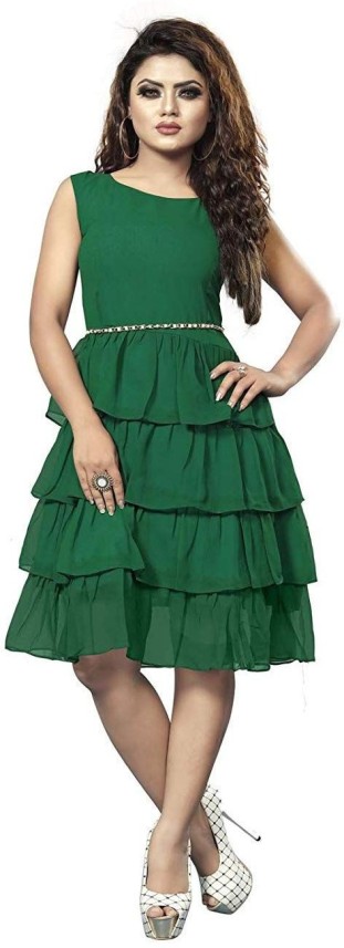 ruffle dress flipkart