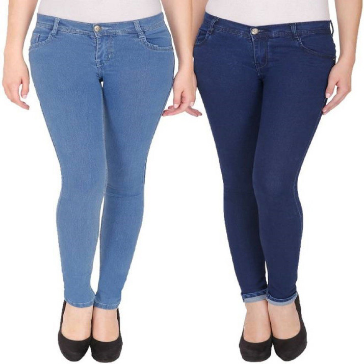 Girlish Regular Women Multicolor Jeans 