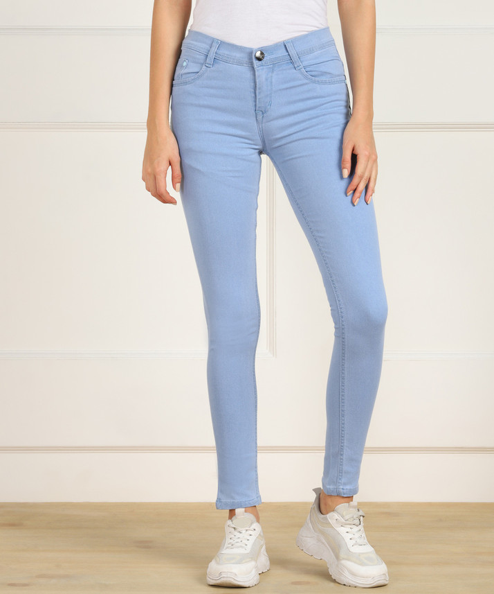 light blue jeans women