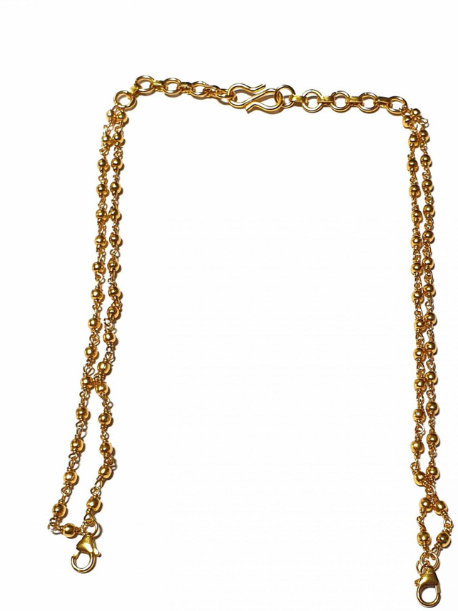 Jewelfort Sterling Silver Gold Double 
