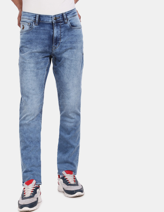 Buy US POLO ASSN. Slim Men Blue Jeans 