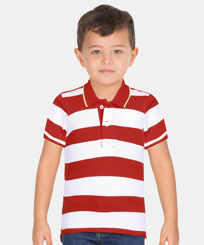 Allen Solly Boys Striped Pure Cotton 