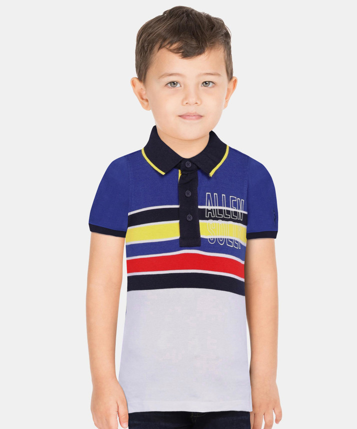 Allen Solly Boys Striped Pure Cotton 