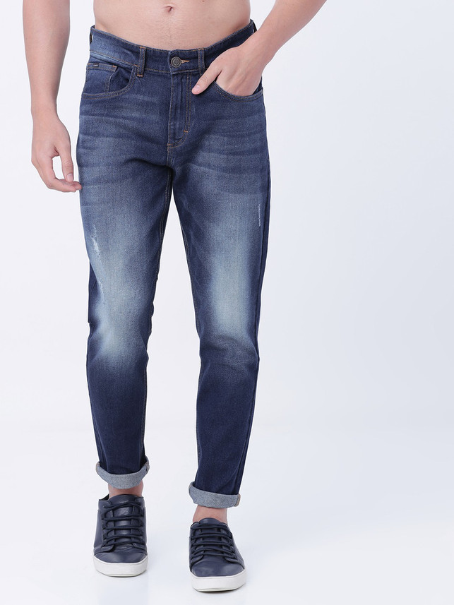 HIGHLANDER Tapered Fit Men Blue Jeans 