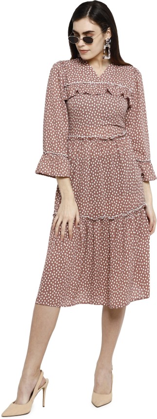 ruffle dress flipkart