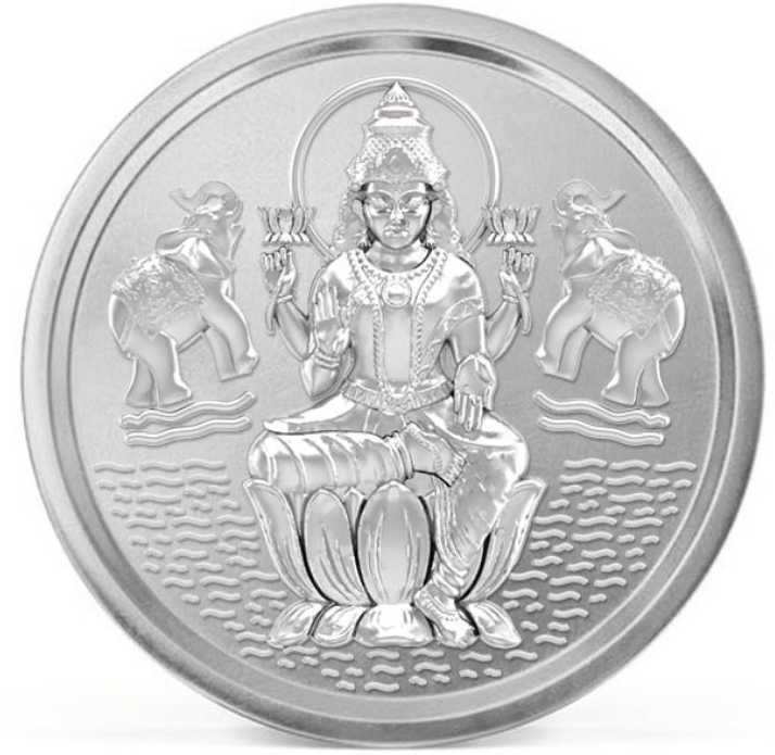 Perrian Lakshmi Ji Sculpture 10 Gram Silver Coin S 999 G Price In India Gram Silver Coin S 999 10 G