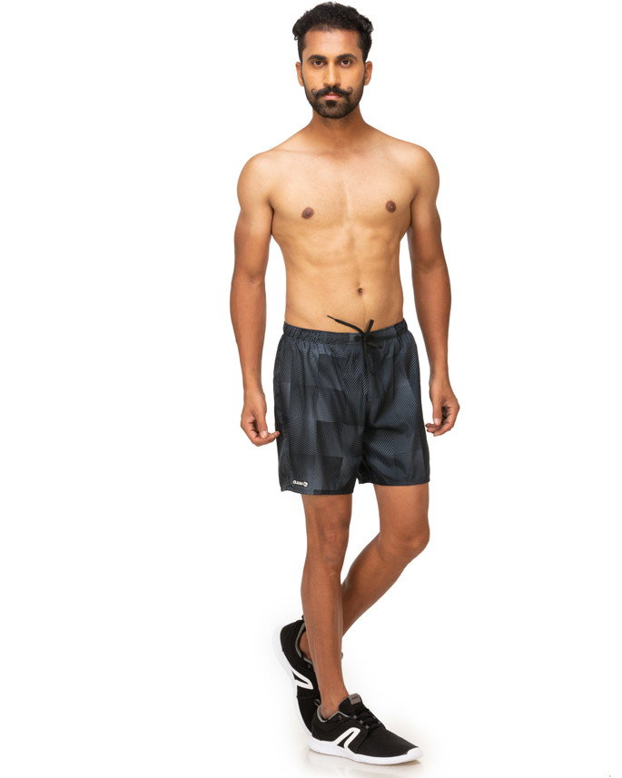 Olaian by Decathlon Striped Men Grey 