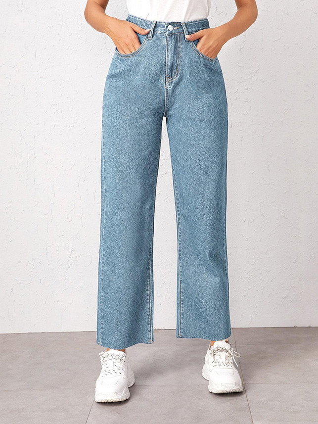 Buy KOTTY Flared Women Blue Jeans 